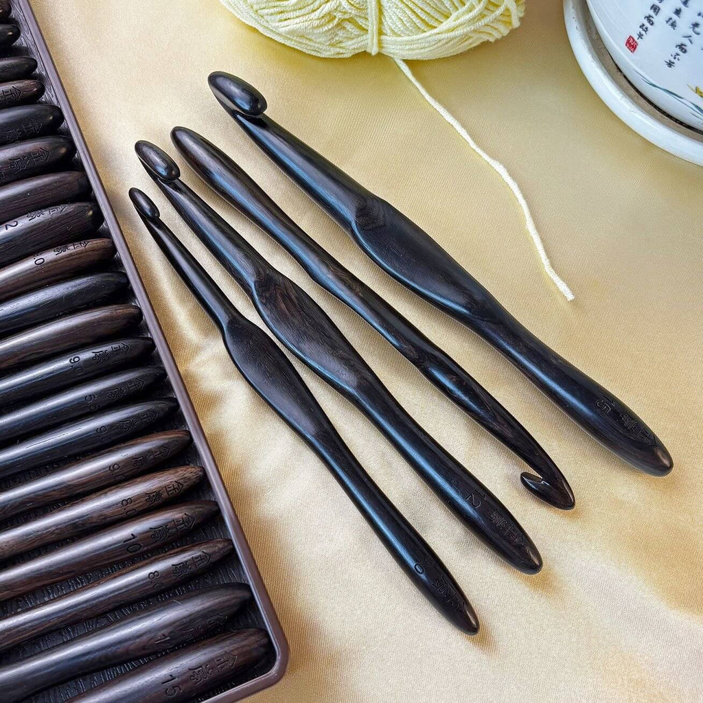 Premium Ebony Crochet Hook