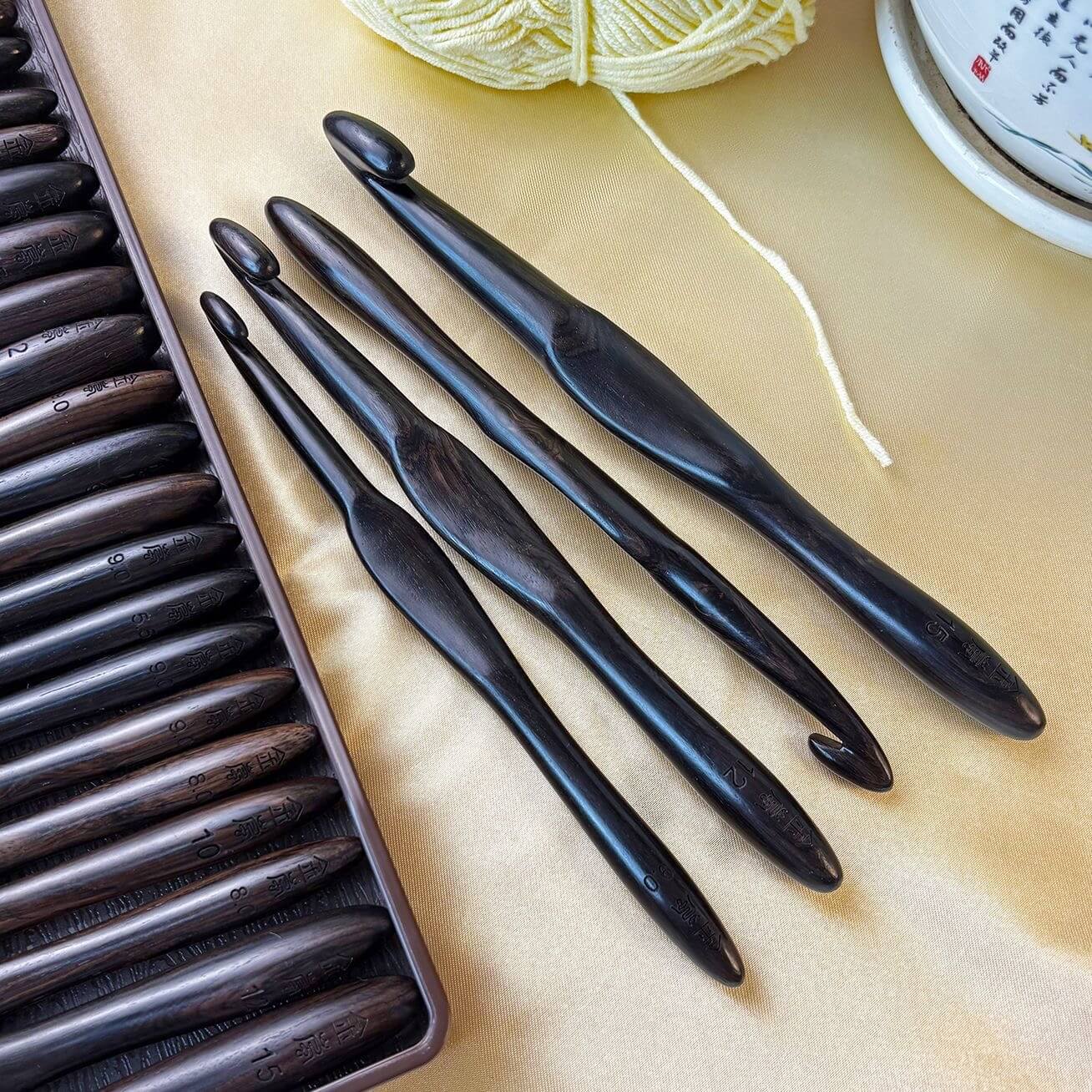 Premium Ebony Crochet Hook