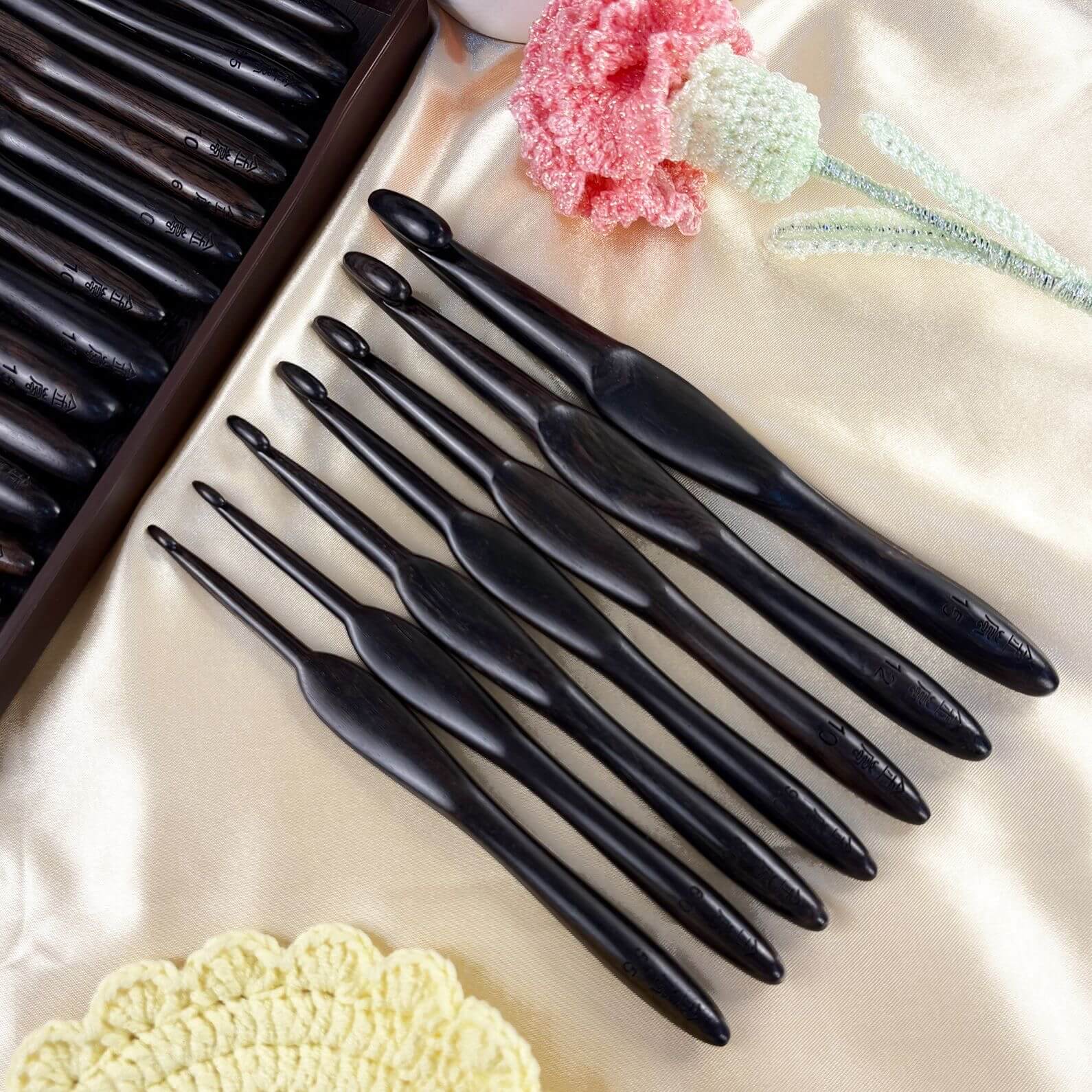 Premium Ebony Crochet Hook