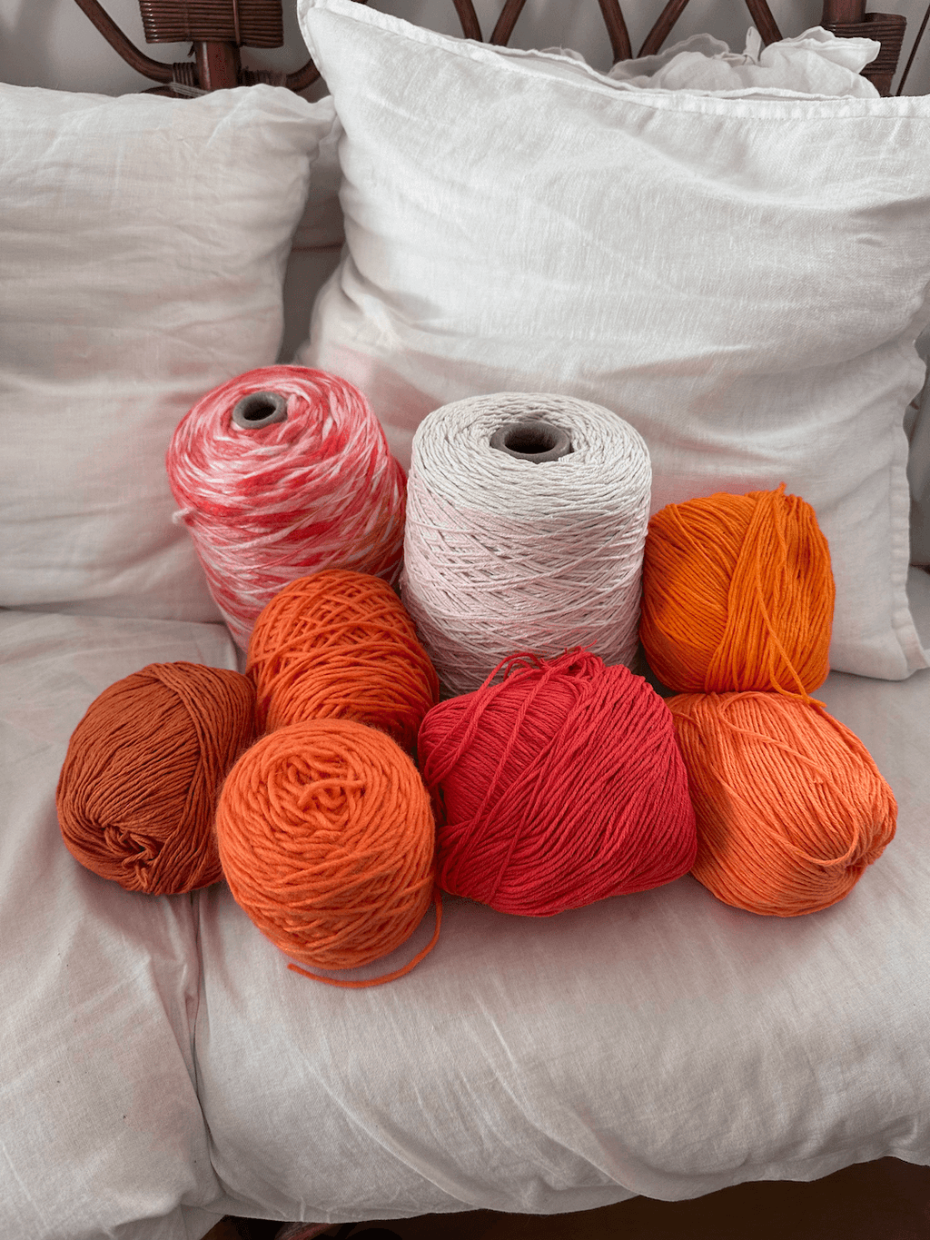 Premium yarn bundle for crochet and knit projects, free hook included